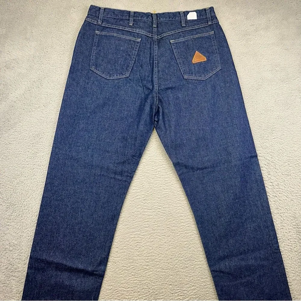 Bulwark FR Jeans Mens 40x34 Blue Denim Flame Resistant Work Wear Straight 38x34*